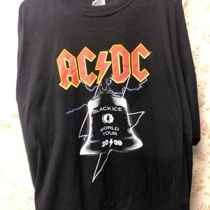 AC/DC Tour Tee Black Ice World Tour 2009
